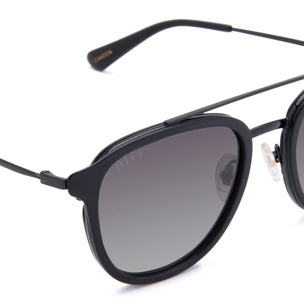 DIFF Camden Matte Black Grey Gradient Polarized S… - image 2